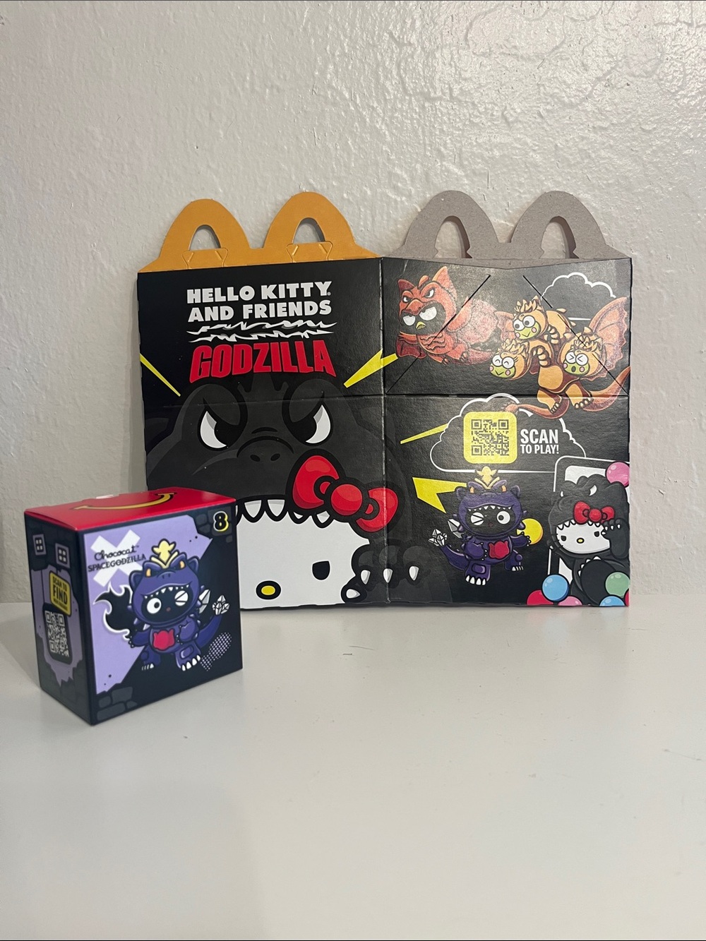 Hello Kitty and friends Godzilla collaboration number eight with unused box